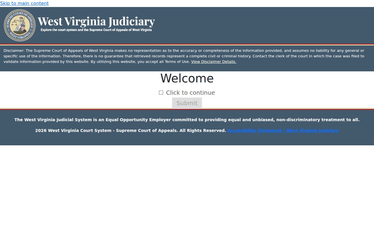 Parkersburg resident lookup through Magistrate Case Search